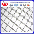 Wrapped edge crimped wire mesh